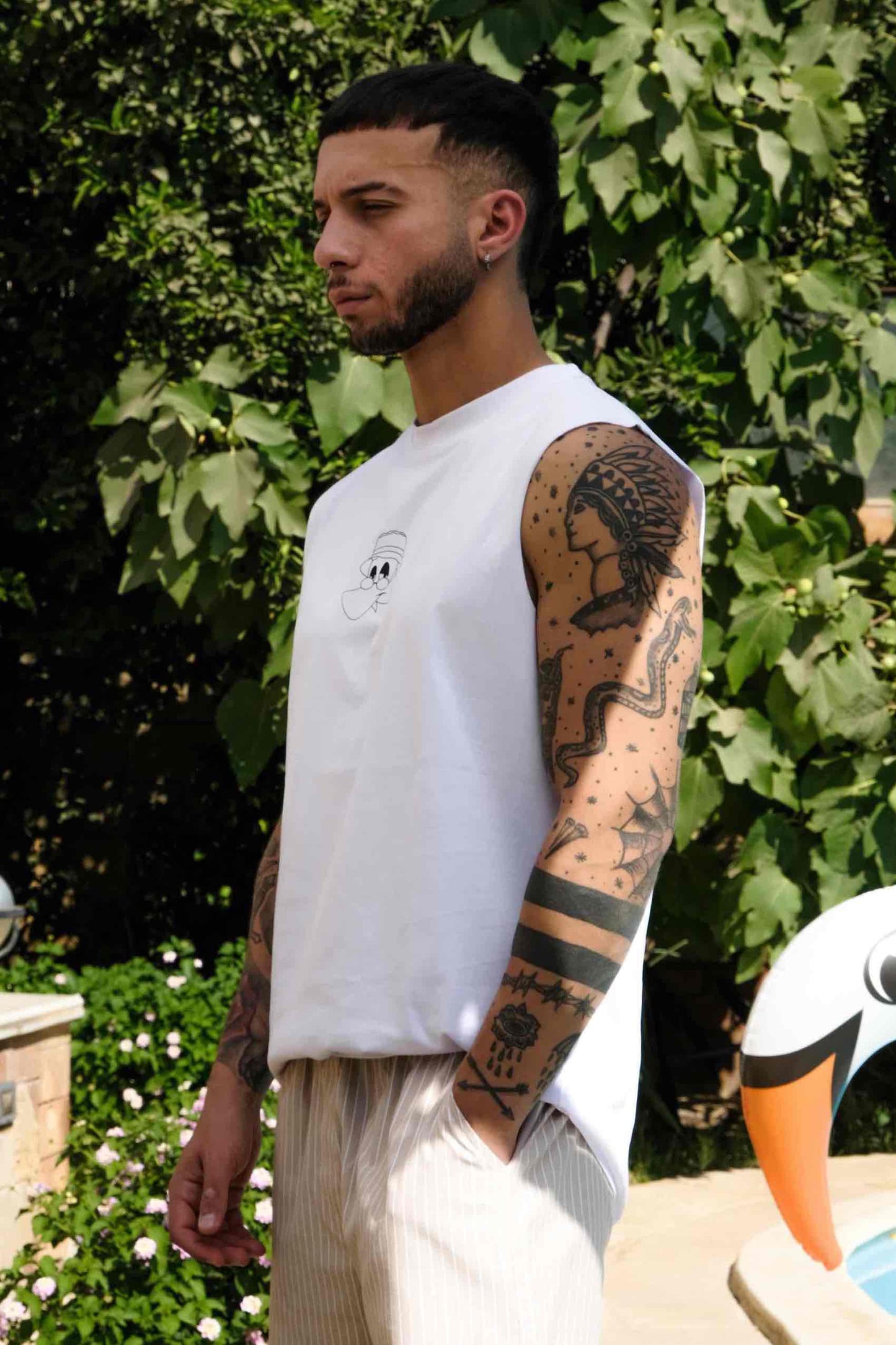 just a tank, but White