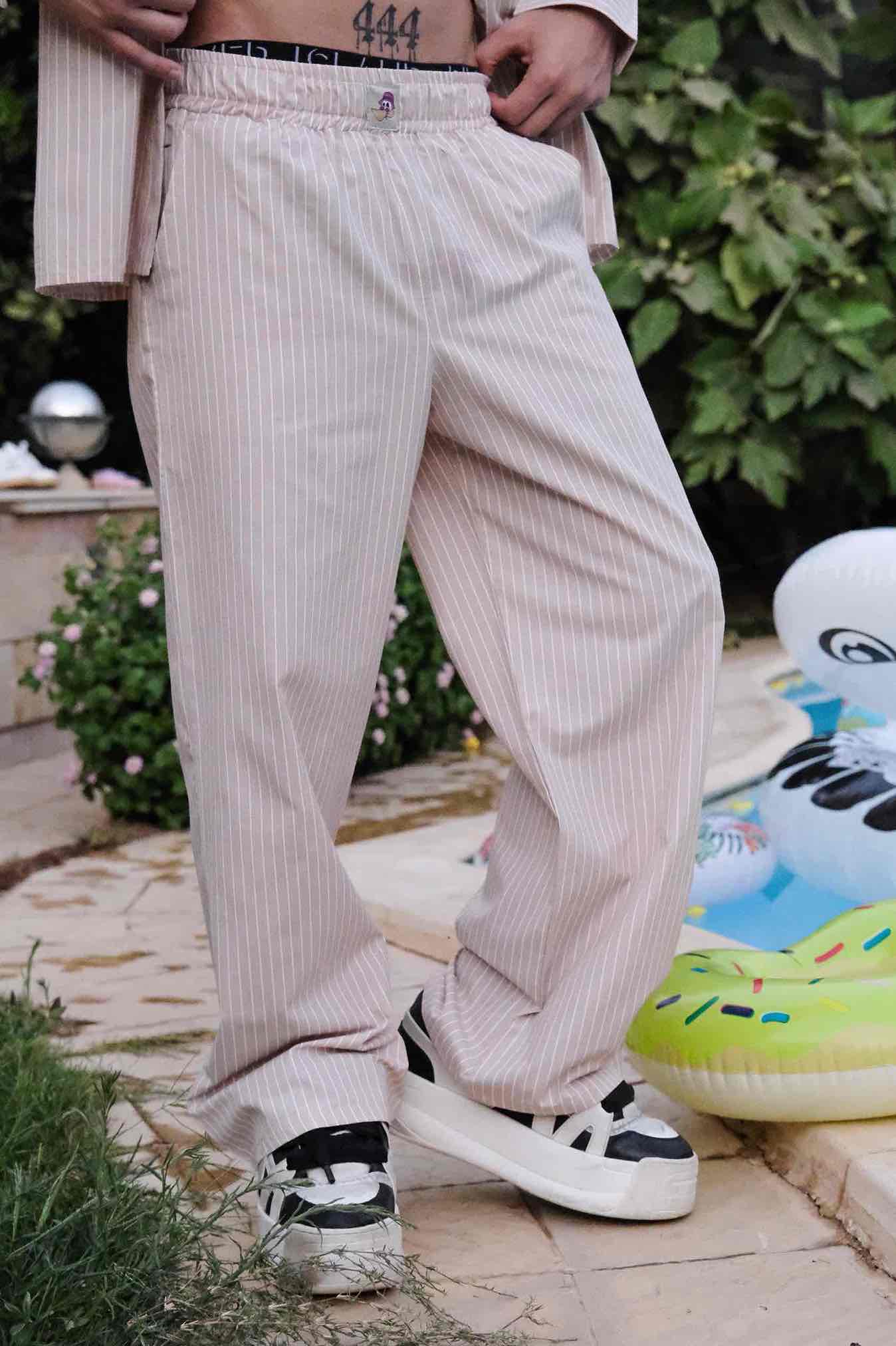 pj pants, but Nude