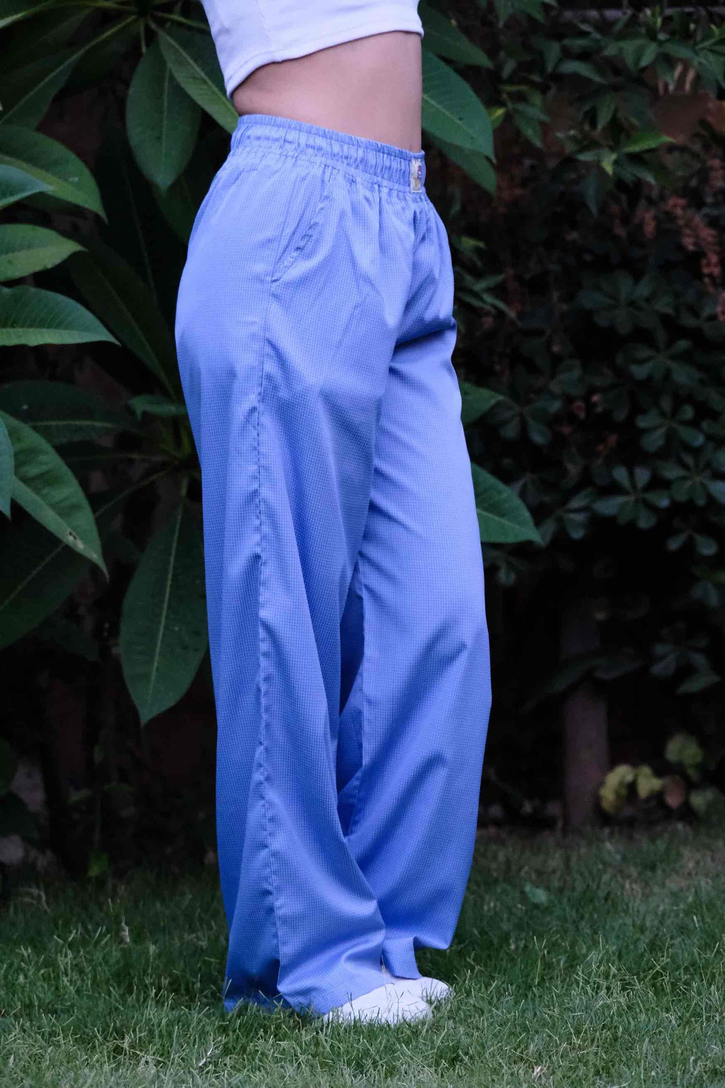pj pants, but Blue