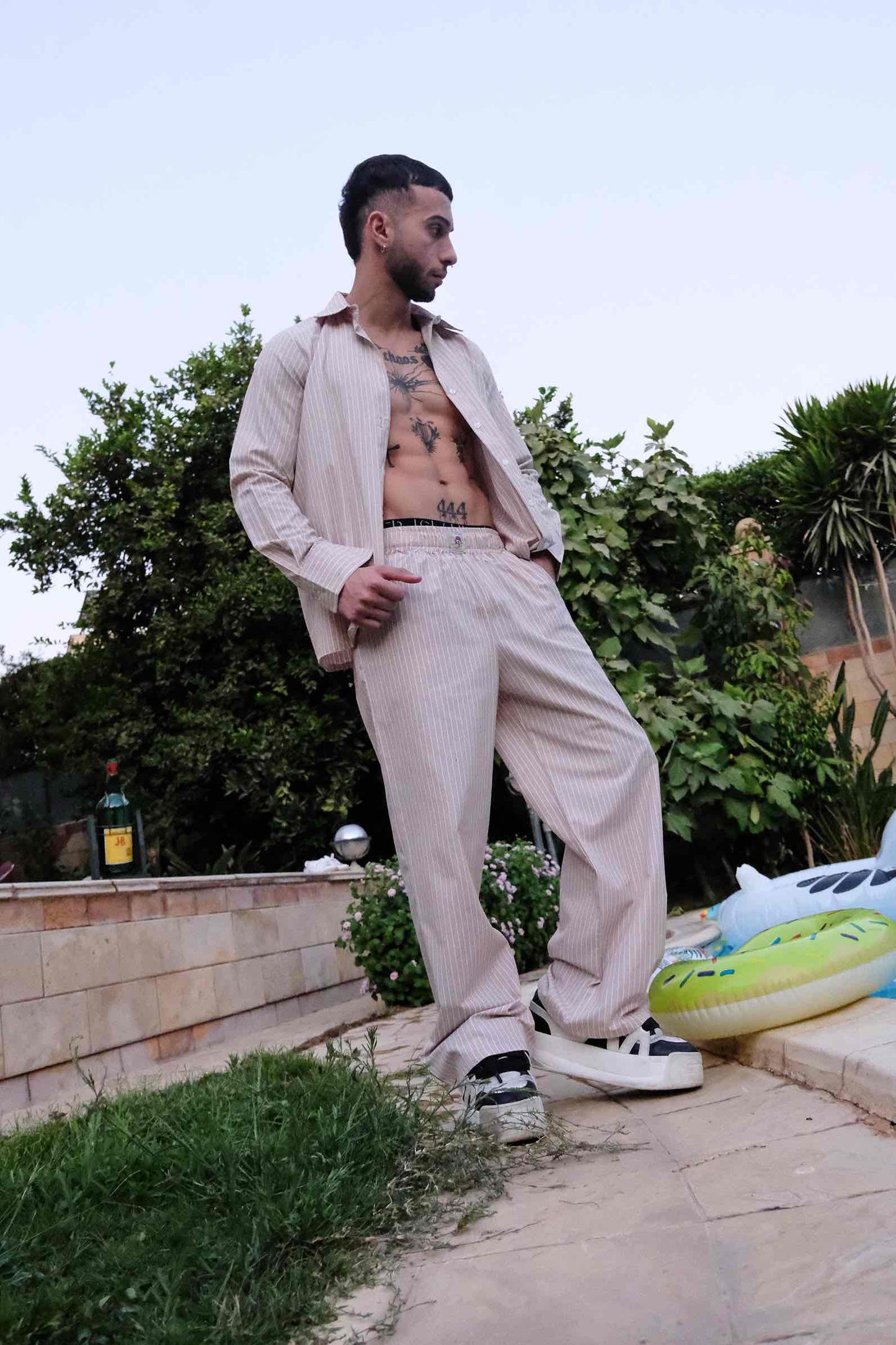 pj pants, but Nude