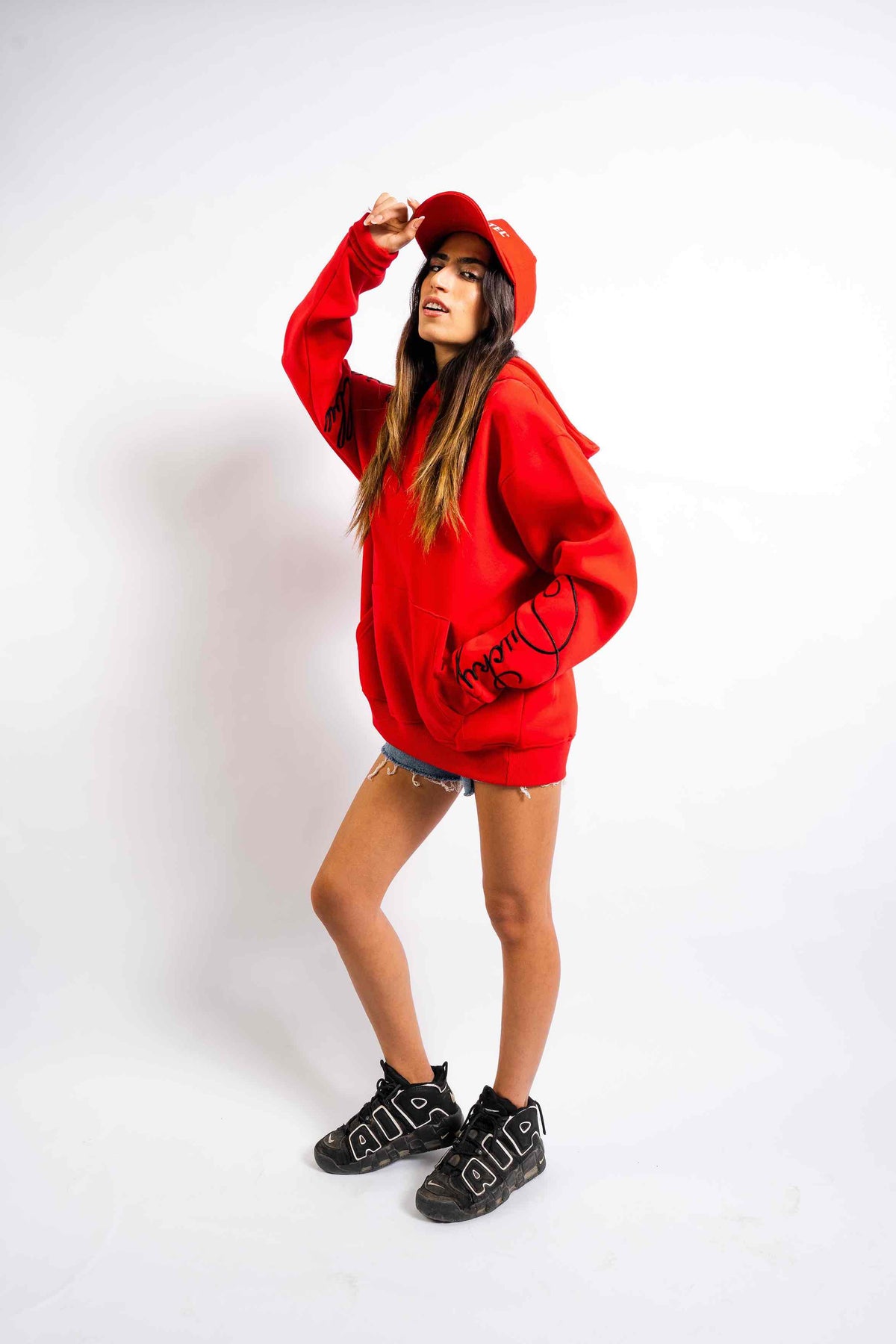 kinda basic, but pretty hoodie in Scarlet Red by designedbyDucky
