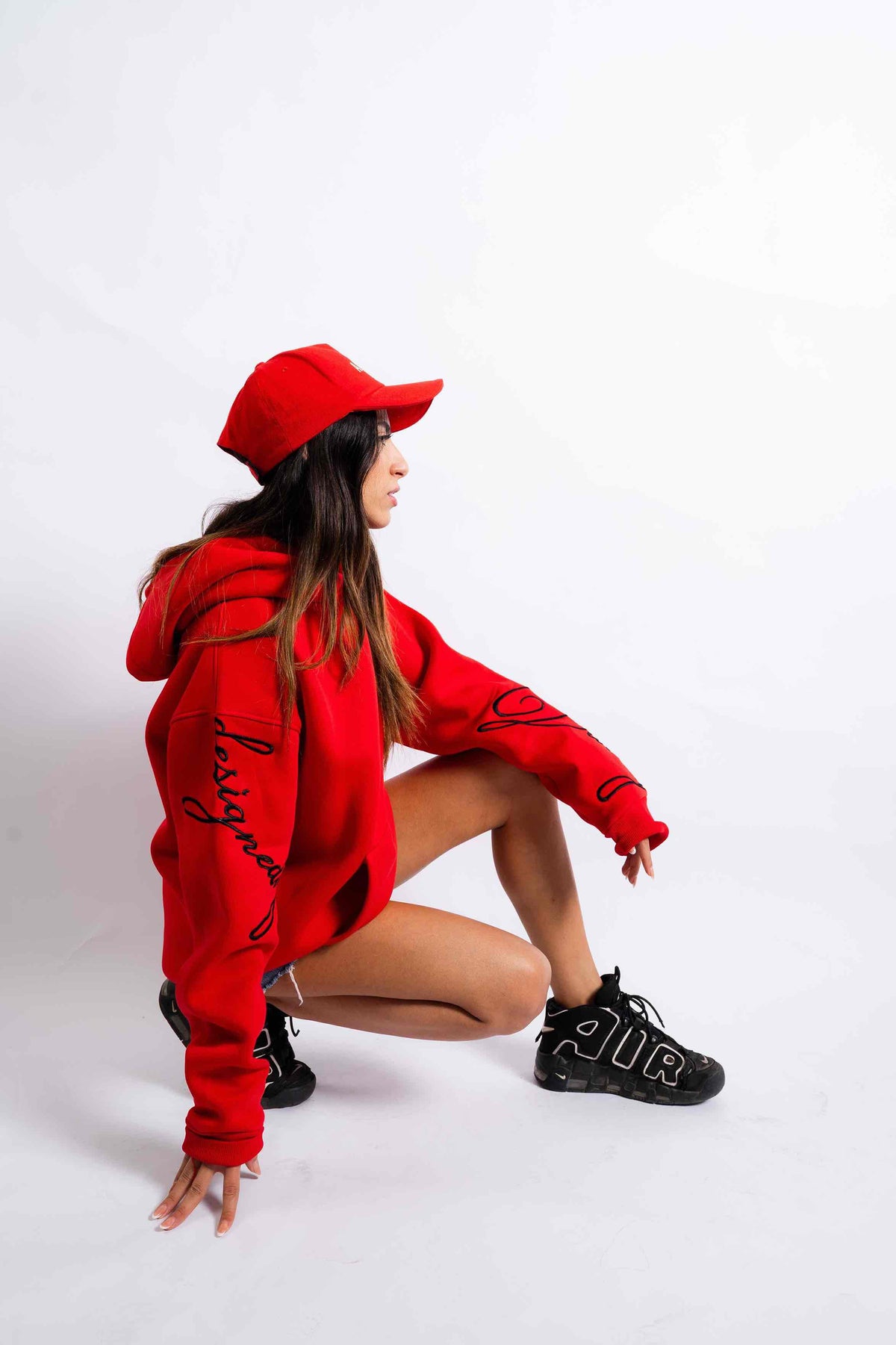 kinda basic, but pretty hoodie in Scarlet Red by designedbyDucky
