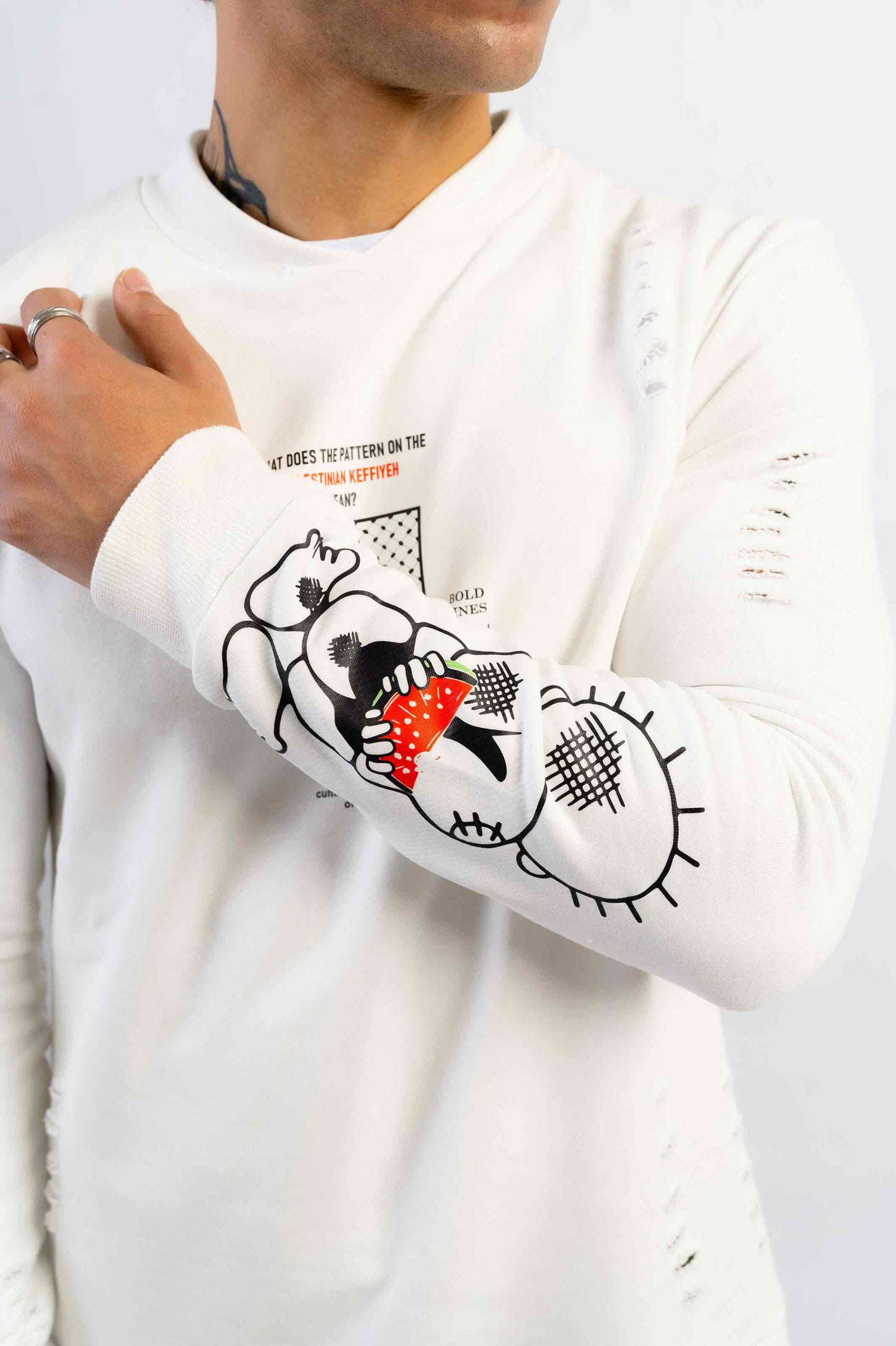 Para Palestina, but White