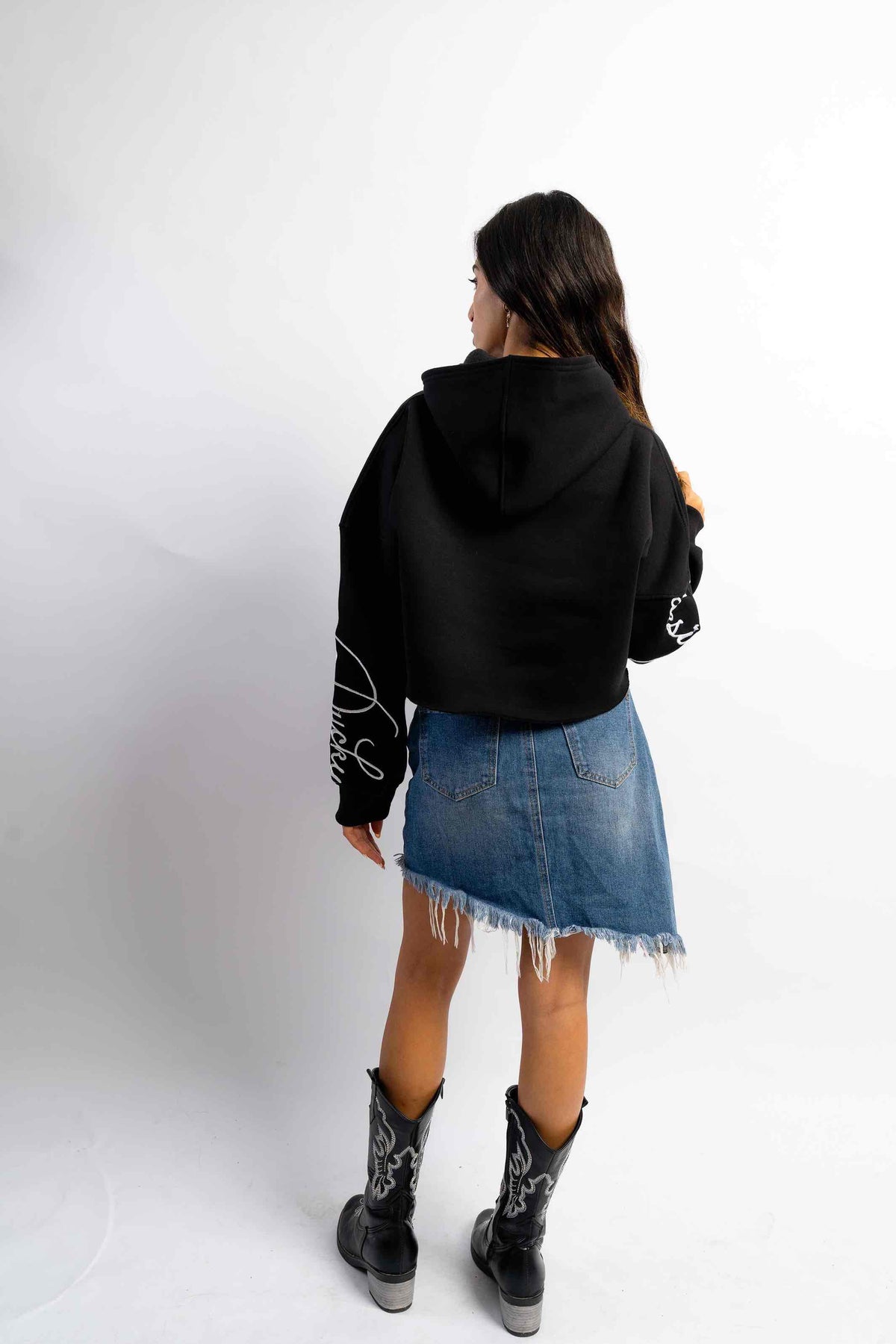 kinda basic, but cropped hoodie by designedbyDucky