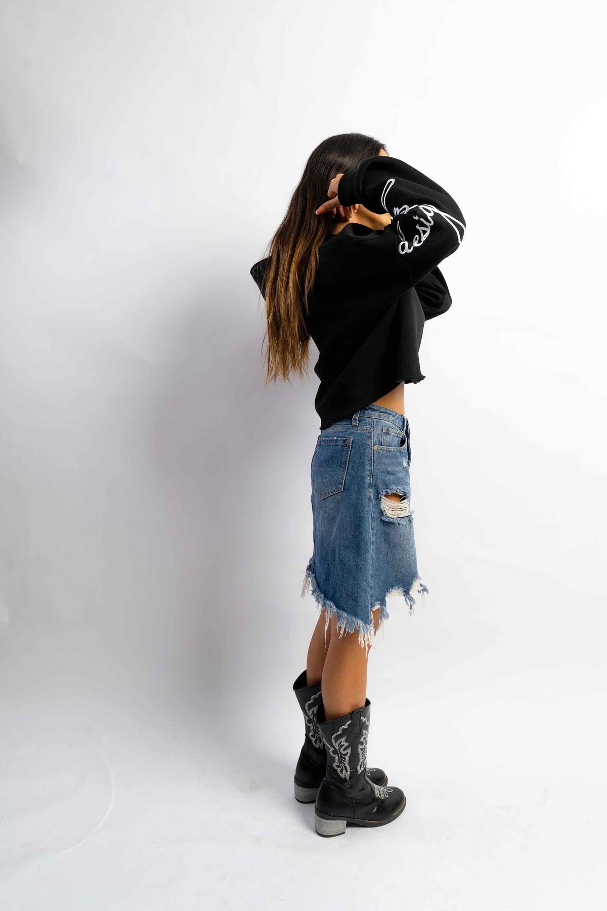 kinda basic, but cropped hoodie by designedbyDucky