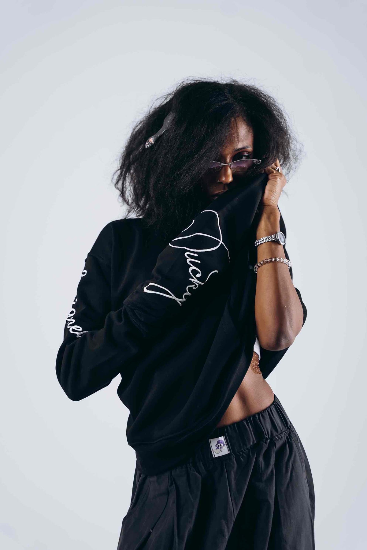 kinda basic, but pretty hoodie in Black by designedbyDucky