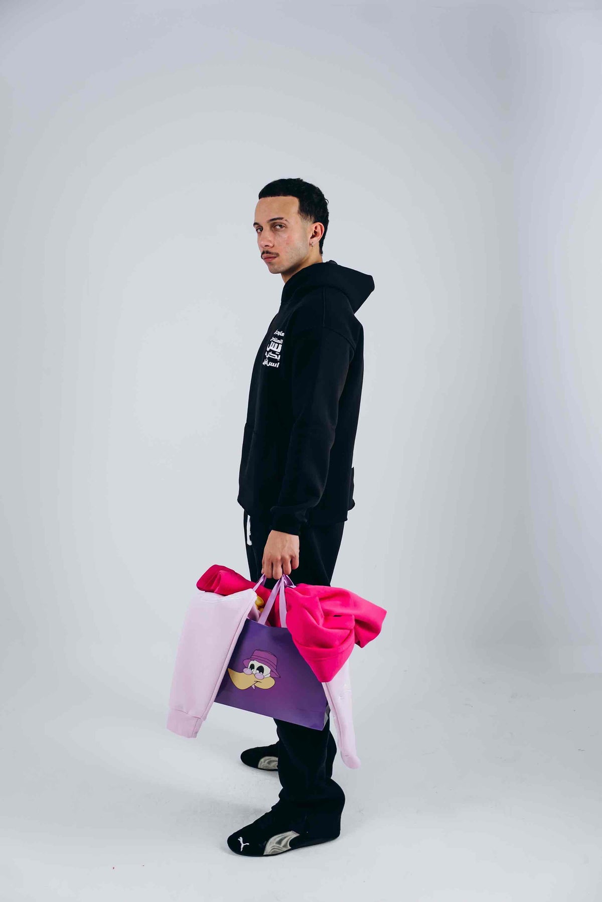 Vocal Vinyl hoodie in Black by designedbyDucky