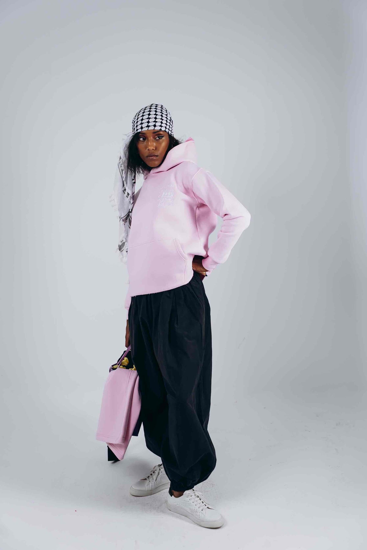 Vocal Vinyl hoodie in Rose by designedbyDucky