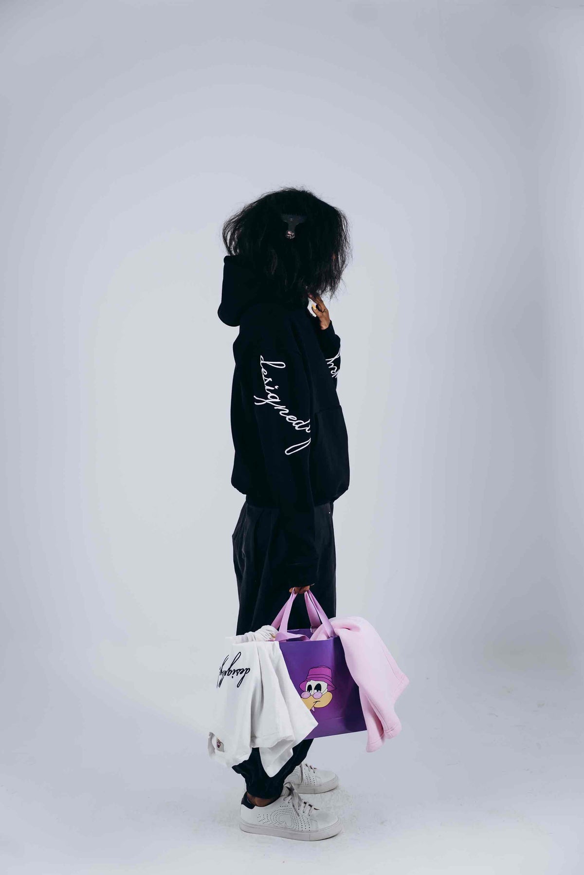kinda basic, but pretty hoodie in Black by designedbyDucky