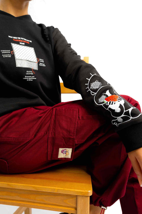 Para Palestina sweatshirt by designedbyDucky