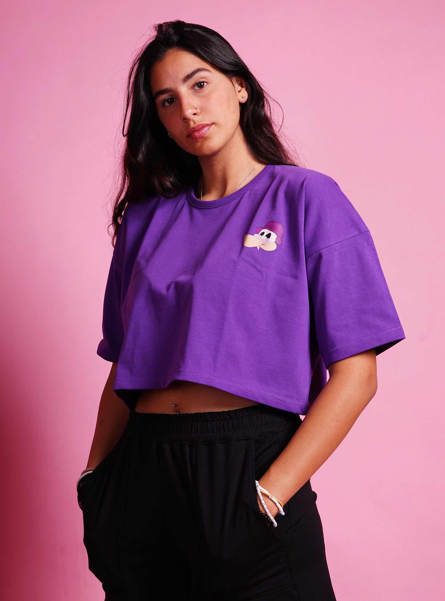 just cropped freeshipping - designedbyDucky Crop Top