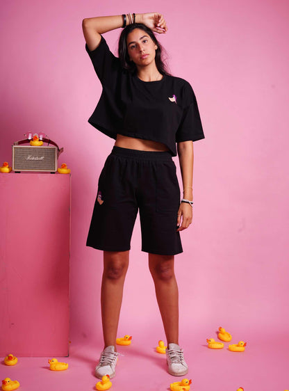 just cropped freeshipping - designedbyDucky Crop Top